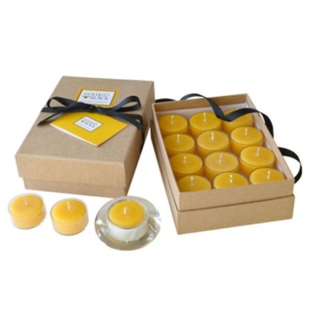 Gold and Black Beeswax Candles make great gifts