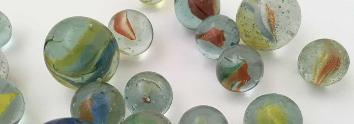 old cats eye marbles collection