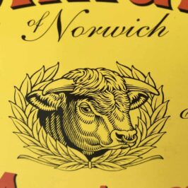 Durham Bull on Colman's Mustard Logo
