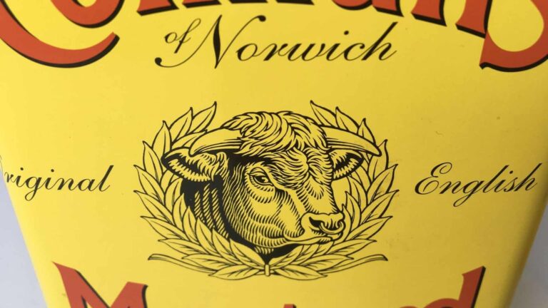 Durham Bull on Colman's Mustard Logo