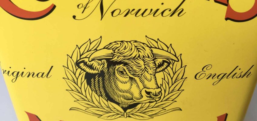 Durham Bull on Colman's Mustard Logo