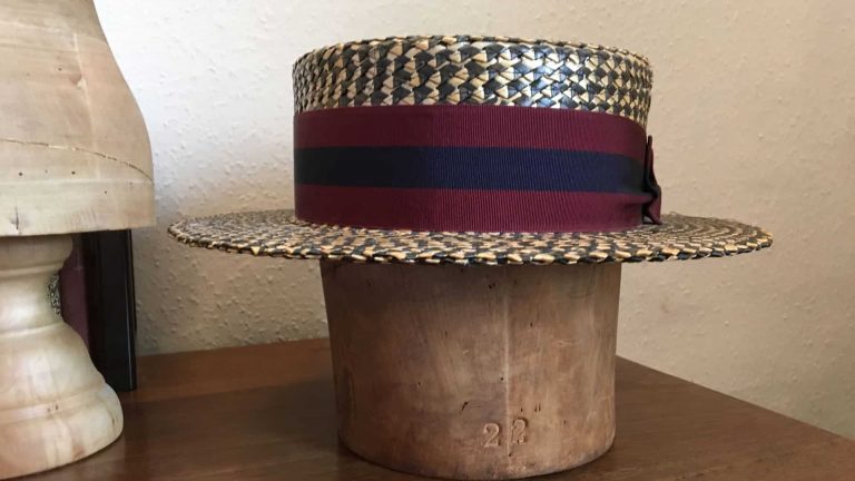 Straw Boater Hat from Luton