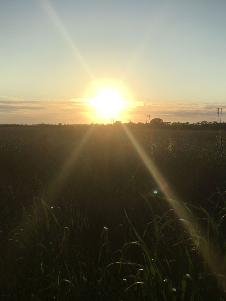 Summer Solstice sunset UK